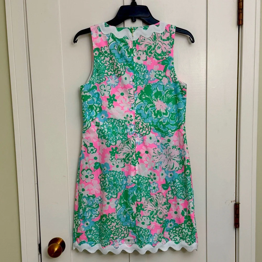 NEW LILLY PULITZER Romney Shift Romper in Multi Plumes In Bloom SIZE 2 NWOT - Picture 7 of 10